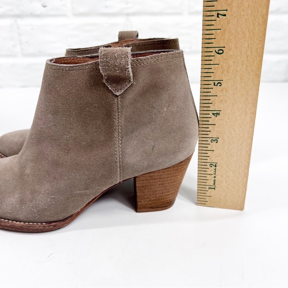 Madewell The Regan Boot Tan Suede Block Heel - image 7